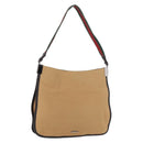GUCCI Shoulder Bag Canvas Beige Silver 001 4321 Auth 190598-1