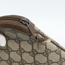 GUCCI GG Supreme Web Sherry Line Bag PVC Beige Gold 904 02 047 Auth 190600-14