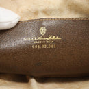 GUCCI GG Supreme Web Sherry Line Bag PVC Beige Gold 904 02 047 Auth 190600-15