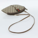 GUCCI GG Supreme Web Sherry Line Bag PVC Beige Gold 904 02 047 Auth 190600-7
