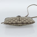 GUCCI GG Supreme Web Sherry Line Bag PVC Beige Gold 904 02 047 Auth 190600-9