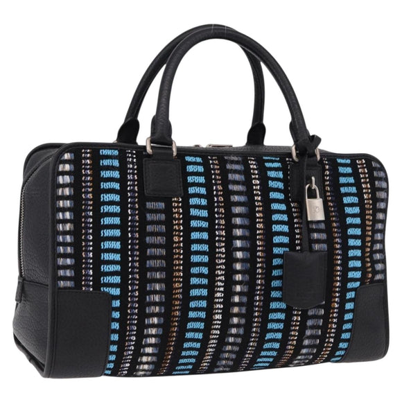 LOEWE Amazona 35 Bag tweed JUNYA WATANABE Collaboration Black Auth 190602SAM