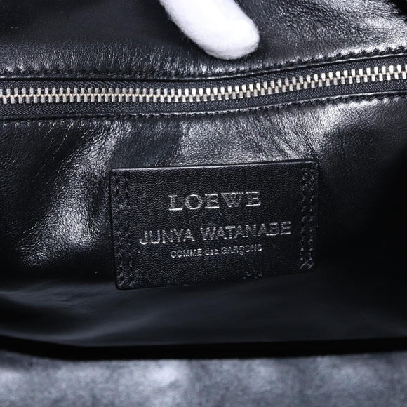 LOEWE Amazona 35 Bag tweed JUNYA WATANABE Collaboration Black Auth 190602SAM
