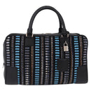 LOEWE Amazona 35 Bag tweed JUNYA WATANABE Collaboration Black Auth 190602SAM-2