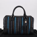 LOEWE Amazona 35 Bag tweed JUNYA WATANABE Collaboration Black Auth 190602SAM-25