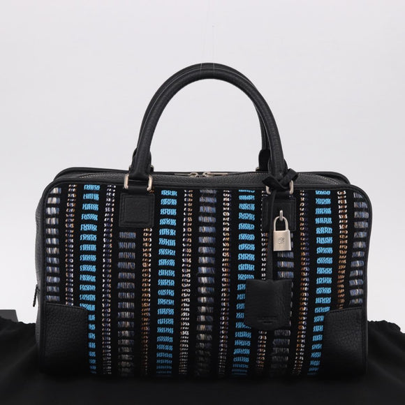 LOEWE Amazona 35 Bag tweed JUNYA WATANABE Collaboration Black Auth 190602SAM