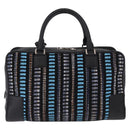 LOEWE Amazona 35 Bag tweed JUNYA WATANABE Collaboration Black Auth 190602SAM-3
