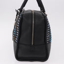 LOEWE Amazona 35 Bag tweed JUNYA WATANABE Collaboration Black Auth 190602SAM-4