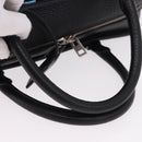 LOEWE Amazona 35 Bag tweed JUNYA WATANABE Collaboration Black Auth 190602SAM-7
