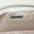 Miu Miu Chain Shoulder Bag Fur White Silver Auth 190605M-22