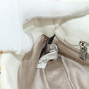 Miu Miu Chain Shoulder Bag Fur White Silver Auth 190605M-24