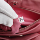 Miu Miu Matelasse Chain Shoulder Bag Leather 2way Pink Silver Auth 190606-12