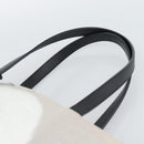 CHANEL Camelia Tote Bag Canvas White Silver CC Auth 190607V-8