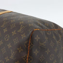 LOUIS VUITTON Monogram Keepall 55 Boston Bag M41424 LV Auth 190609-9