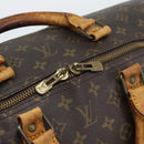 LOUIS VUITTON Monogram Keepall 55 Boston Bag M41424 LV Auth 190609-10