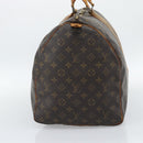LOUIS VUITTON Monogram Keepall 55 Boston Bag M41424 LV Auth 190609-3