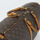 LOUIS VUITTON Monogram Keepall 55 Boston Bag M41424 LV Auth 190609-6