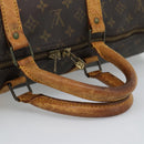 LOUIS VUITTON Monogram Keepall 55 Boston Bag M41424 LV Auth 190609-7