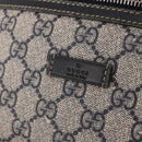 GUCCI GG Supreme Waist Bag PVC Navy Silver 233269 Auth 190610-15