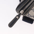 GUCCI GG Supreme Waist Bag PVC Navy Silver 233269 Auth 190610-10
