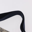 GUCCI GG Supreme Waist Bag PVC Navy Silver 233269 Auth 190610-14