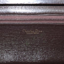 Christian Dior Trotter Canvas Shoulder Bag Beige Gold Auth 190611-11