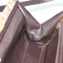 Christian Dior Trotter Canvas Shoulder Bag Beige Gold Auth 190611-18
