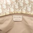 Christian Dior Trotter Canvas Romantic Chain Shoulder Bag PVC Ivory Auth 190613-18