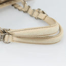 Christian Dior Trotter Canvas Romantic Chain Shoulder Bag PVC Ivory Auth 190613-8