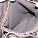 BURBERRY Nova Check Tote Bag PVC 2way Beige Gold Auth 190614-26