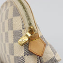LOUIS VUITTON Damier Azur Pochette Cosmetic PM Pouch N60024 LV Auth 190617-12