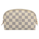 LOUIS VUITTON Damier Azur Pochette Cosmetic PM Pouch N60024 LV Auth 190617-3