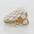 LOUIS VUITTON Damier Azur Pochette Cosmetic PM Pouch N60024 LV Auth 190617-5