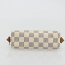 LOUIS VUITTON Damier Azur Pochette Cosmetic PM Pouch N60024 LV Auth 190617-7