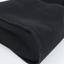 Salvatore Ferragamo Hand Bag Satin Black Gold Auth 190618-9