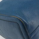 LOUIS VUITTON Epi Keepall 45 Boston Bag Blue M42975 LV Auth 190619-15