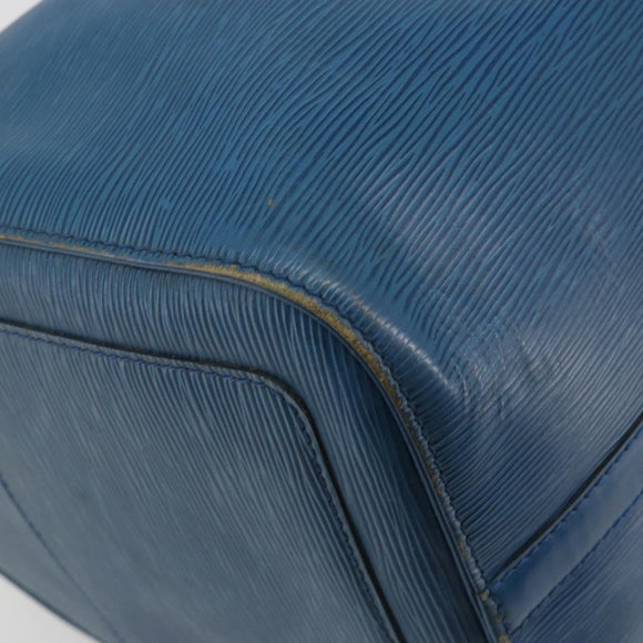 LOUIS VUITTON Epi Keepall 45 Boston Bag Blue M42975 LV Auth 190619