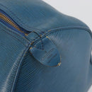 LOUIS VUITTON Epi Keepall 45 Boston Bag Blue M42975 LV Auth 190619-18