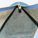 LOUIS VUITTON Epi Keepall 45 Boston Bag Blue M42975 LV Auth 190619-21