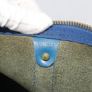 LOUIS VUITTON Epi Keepall 45 Boston Bag Blue M42975 LV Auth 190619-12