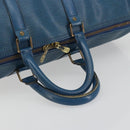 LOUIS VUITTON Epi Keepall 45 Boston Bag Blue M42975 LV Auth 190619-7