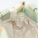 CHANEL Tote Bag Canvas Green Silver CC Auth 190622A-19
