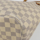 LOUIS VUITTON Damier Azur Neverfull MM Tote Bag N41605 LV Auth 190624-17
