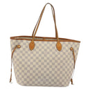 LOUIS VUITTON Damier Azur Neverfull MM Tote Bag N41605 LV Auth 190624-2