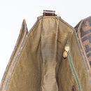 FENDI Zucca Canvas Shoulder Bag Black Brown Auth 190627SAV-20