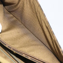 FENDI Zucca Canvas Shoulder Bag Black Brown Auth 190627SAV-24