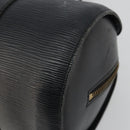 LOUIS VUITTON Epi Soufflot Hand Bag Black M52222 LV Auth 190634-15