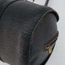 LOUIS VUITTON Epi Soufflot Hand Bag Black M52222 LV Auth 190634-17