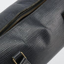 LOUIS VUITTON Epi Soufflot Hand Bag Black M52222 LV Auth 190634-9