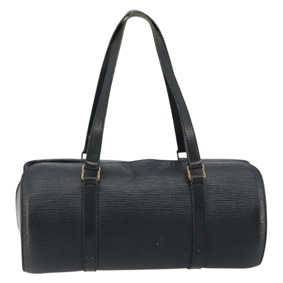 LOUIS VUITTON Epi Soufflot Hand Bag Black M52222 LV Auth 190634
